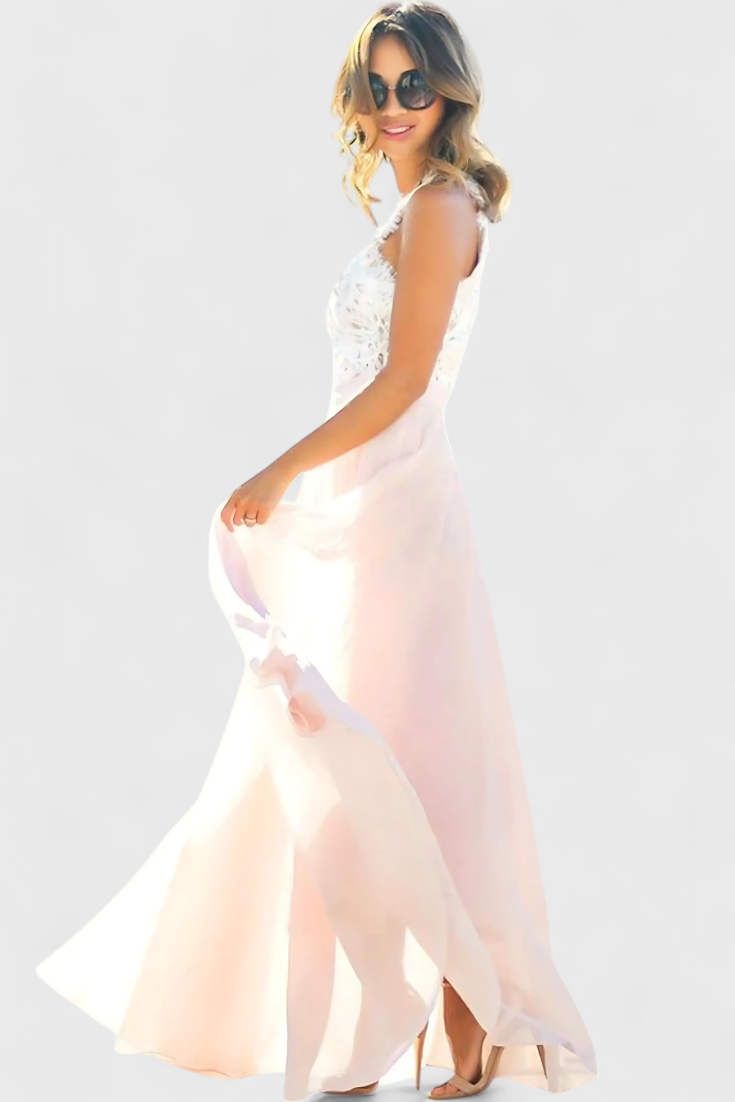 Vestido Midi de Encaje Carmen Verano Transpirable Coqueto