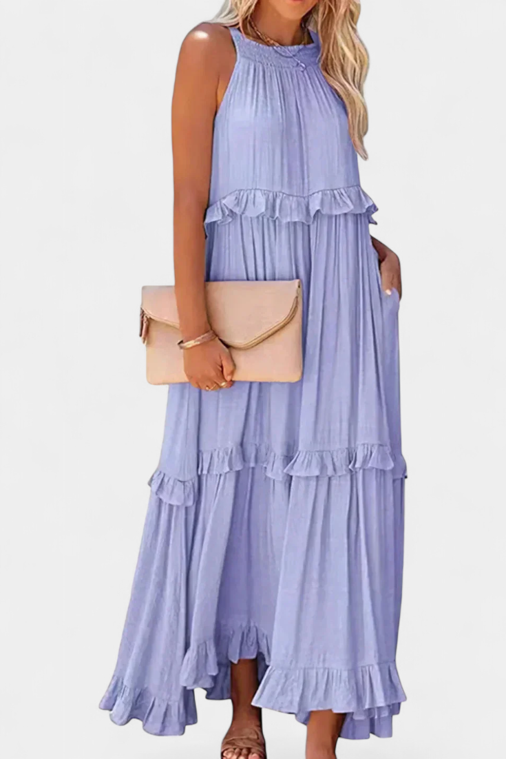 Vestido Monica Transpirable para Frescura con Glamour Elite