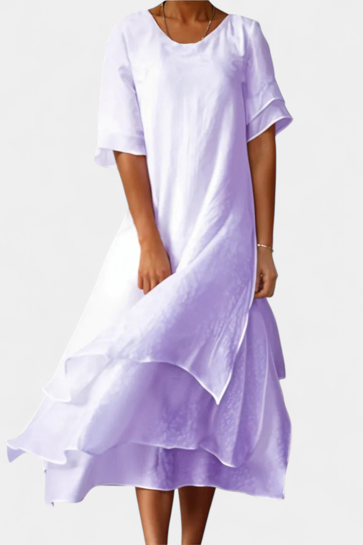 Vestido Eloise Algodón Premium En Capas Con Encanto