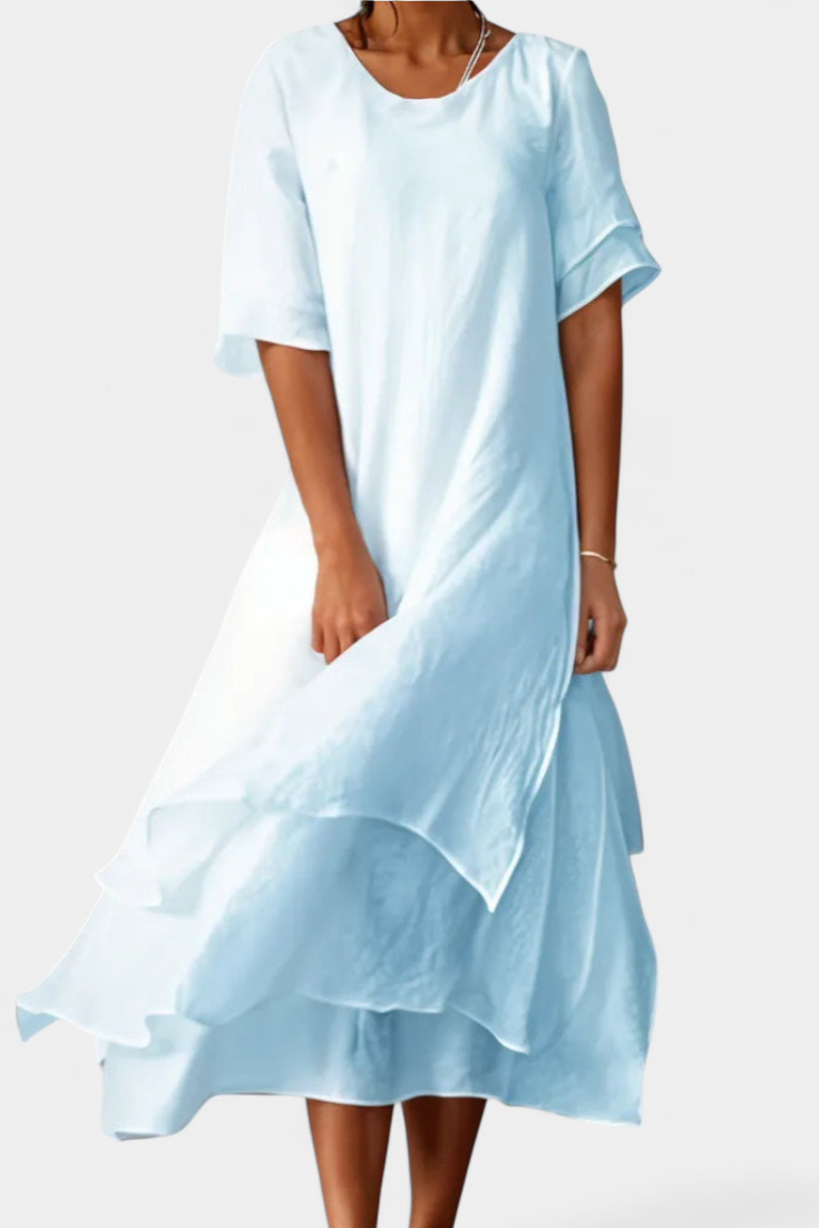 Vestido Eloise Algodón Premium En Capas Con Encanto
