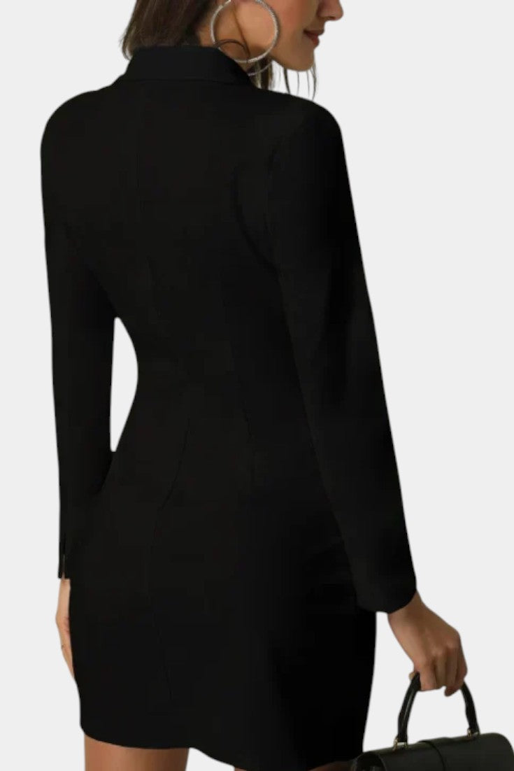 Vestido Blazer Heidi Con Doble Botonadura Chic Premium