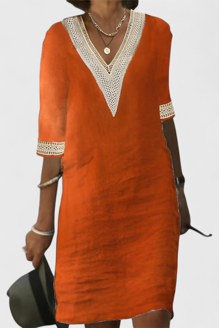 Vestido Midi Ligero Con Silueta Atemporal Detalles Chic