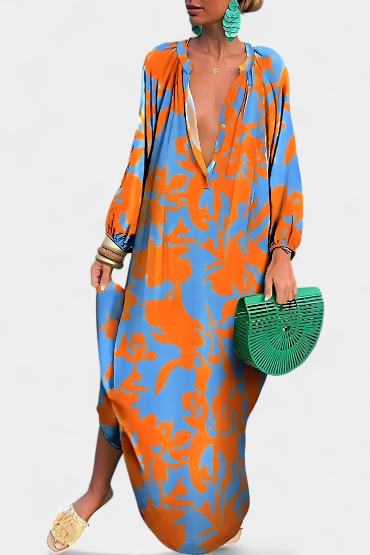 Vestido Boho Ligero Artesanal Transpirable Chic Sonriente