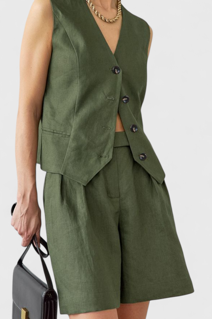 Conjunto Safari Verano Algodón Para Aventuras Urbanas
