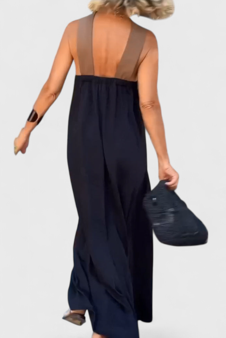Vestido Edith Cuello Cruzado Descubierta Con Encanto