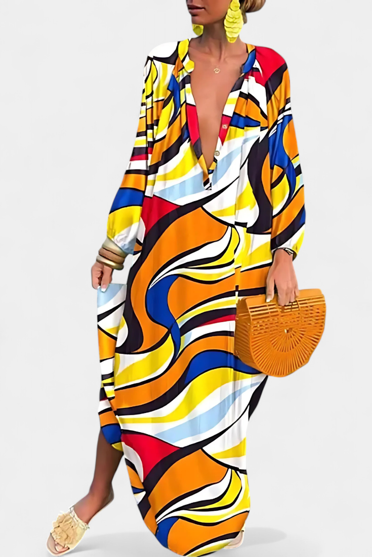 Vestido Boho Ligero Artesanal Transpirable Chic Sonriente