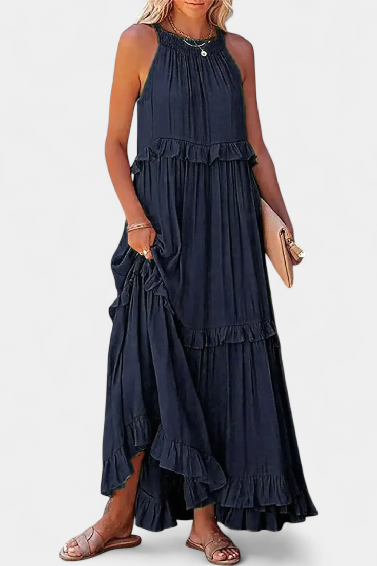 Vestido Monica Transpirable para Frescura con Glamour Elite