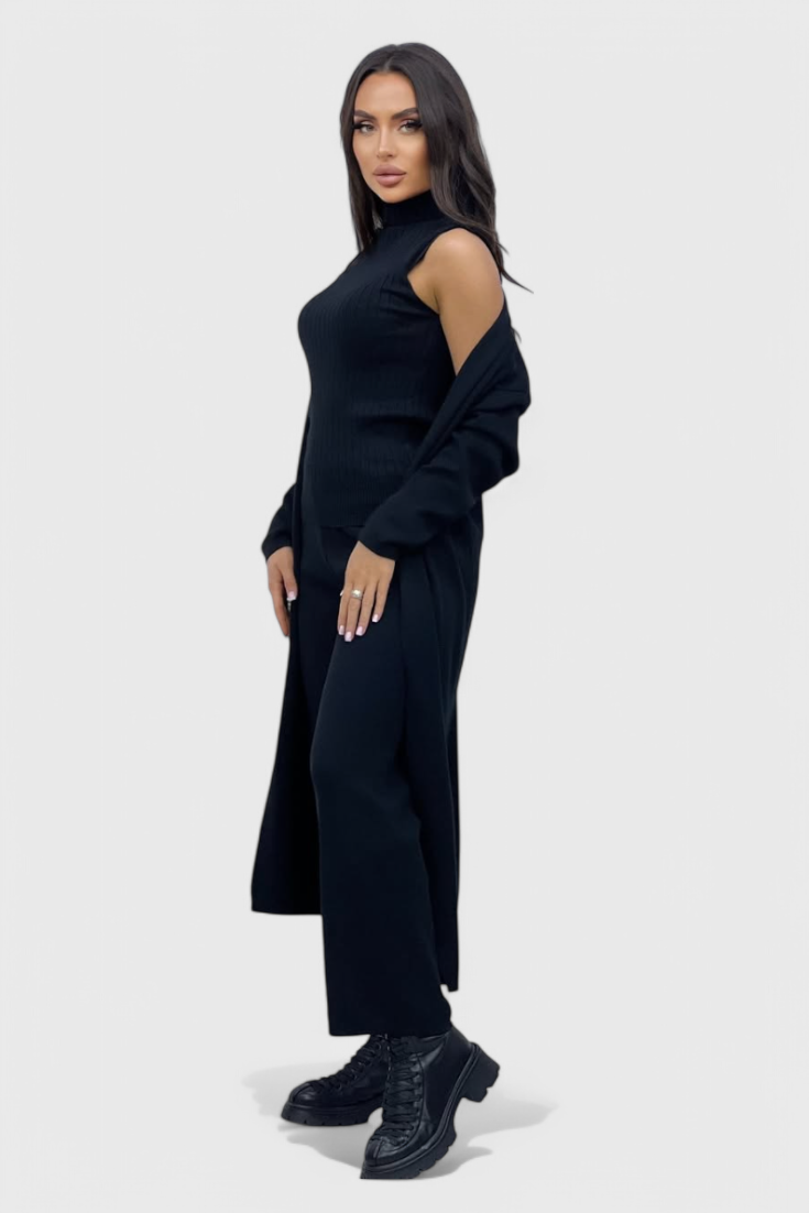 Conjunto Mahalia Punto Premium 3 Piezas Ultra Suave Chic