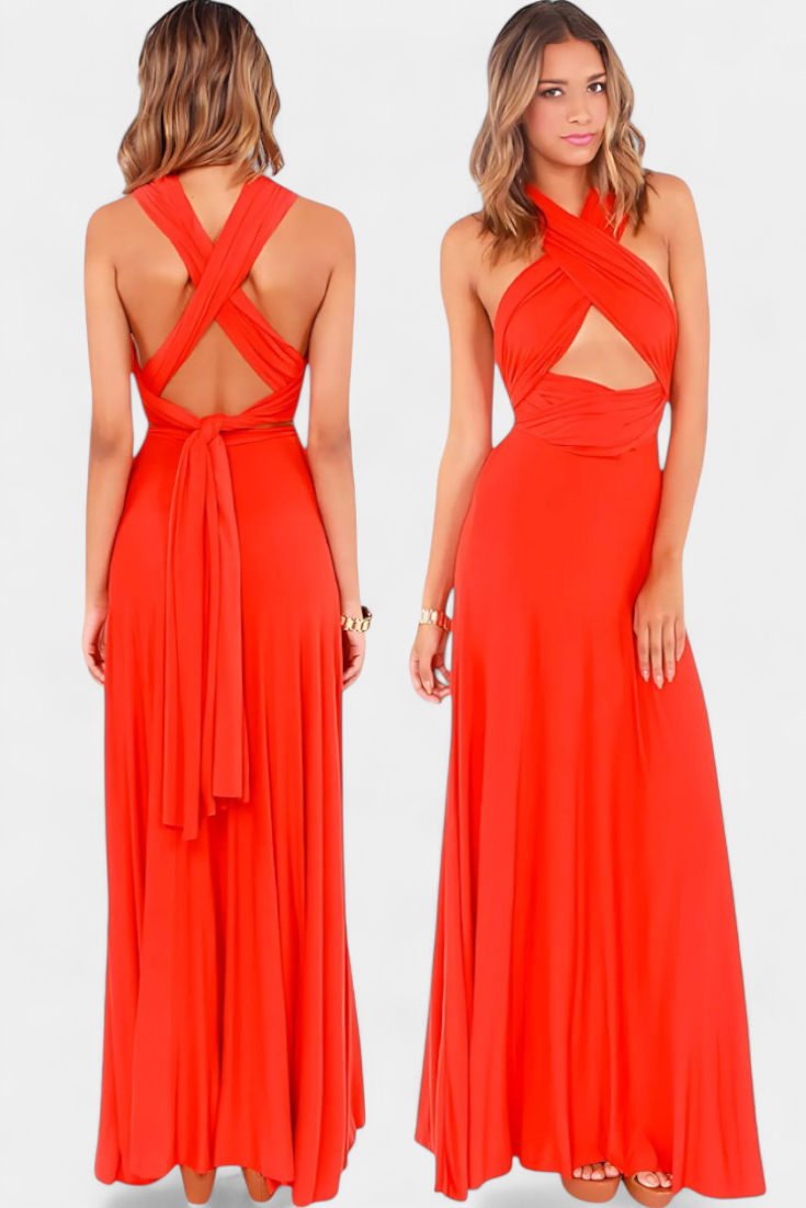 Vestido Envolvente Josephine Ajustable Con Encanto