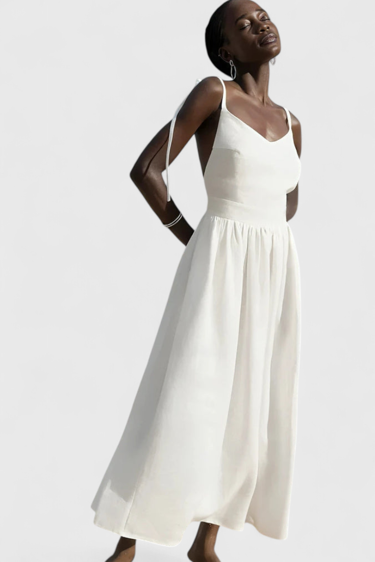 Vestido Justine Fluido Verano Silueta Chic Ligero Veraniego