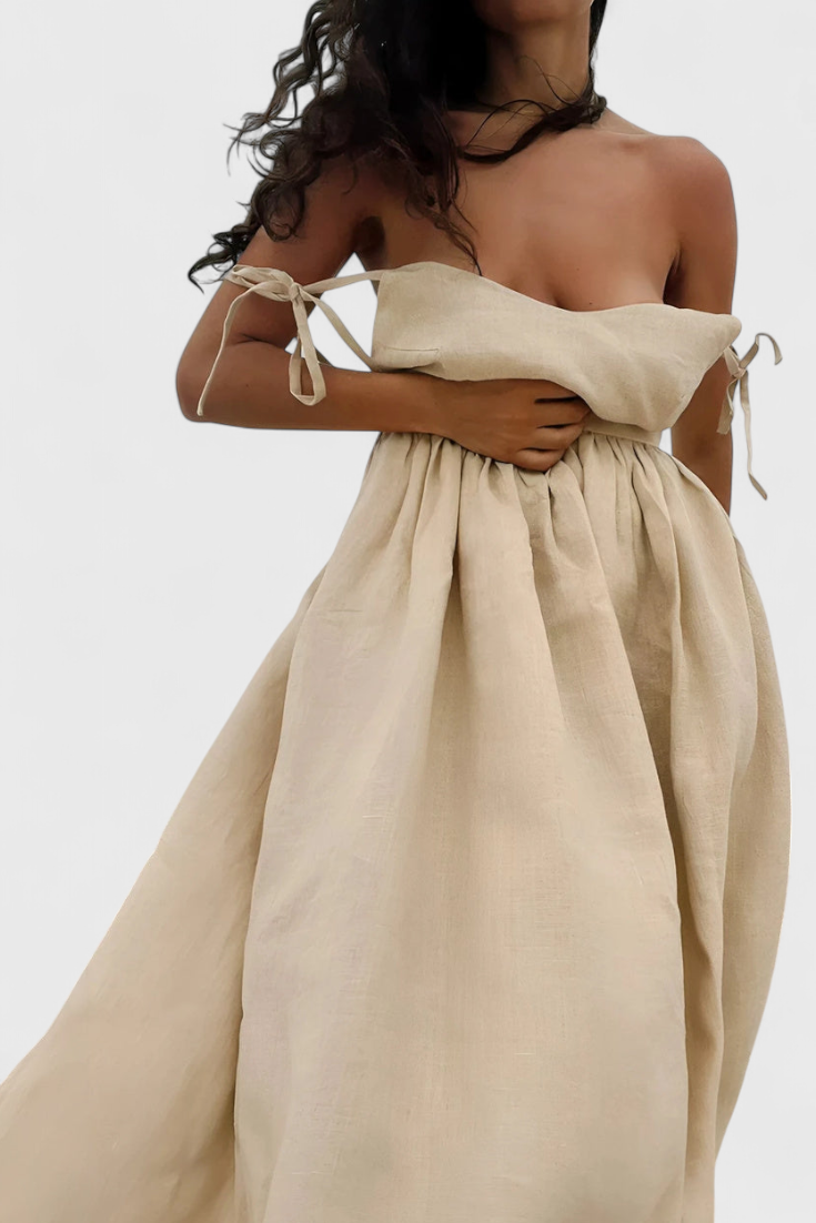 Vestido Justine Fluido Verano Silueta Chic Ligero Veraniego
