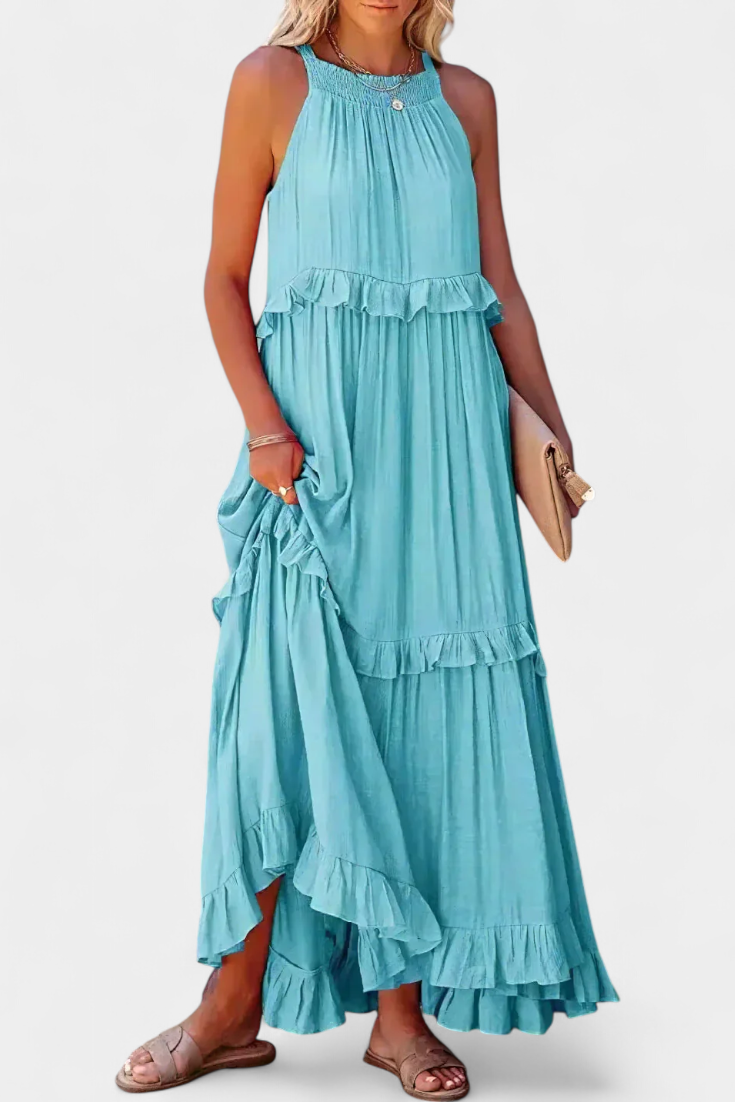 Vestido Monica Transpirable para Frescura con Glamour Elite