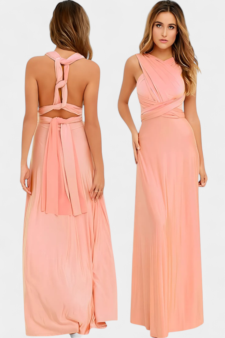 Vestido Envolvente Josephine Ajustable Con Encanto