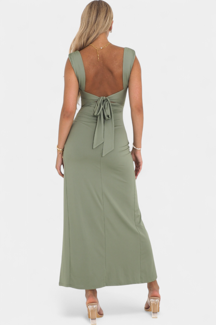 Vestido Lazo Espalda Elástico Premium Exclusivo Coqueto