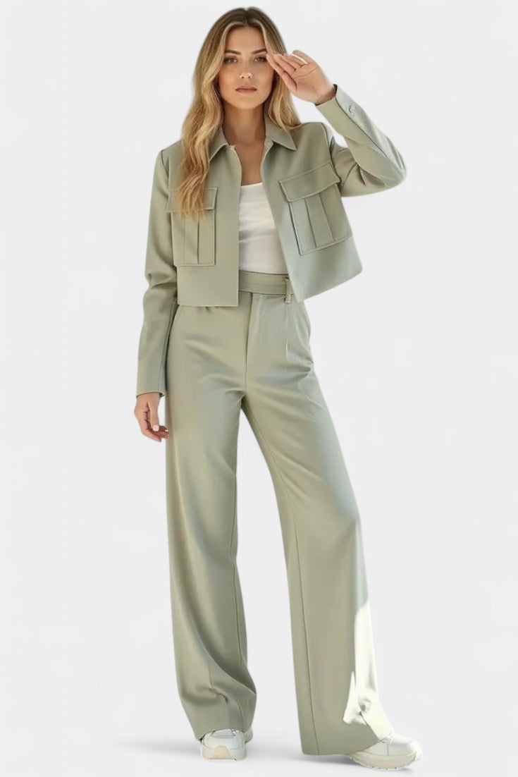 Conjunto Lounge Inga Dos Piezas Tela Premium Chic Suave