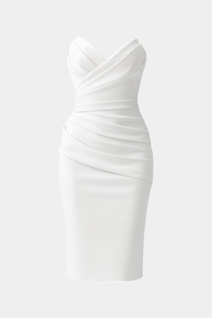 Vestido Iveta Audaz Sin Tirantes Espalda Abierta Privilegio