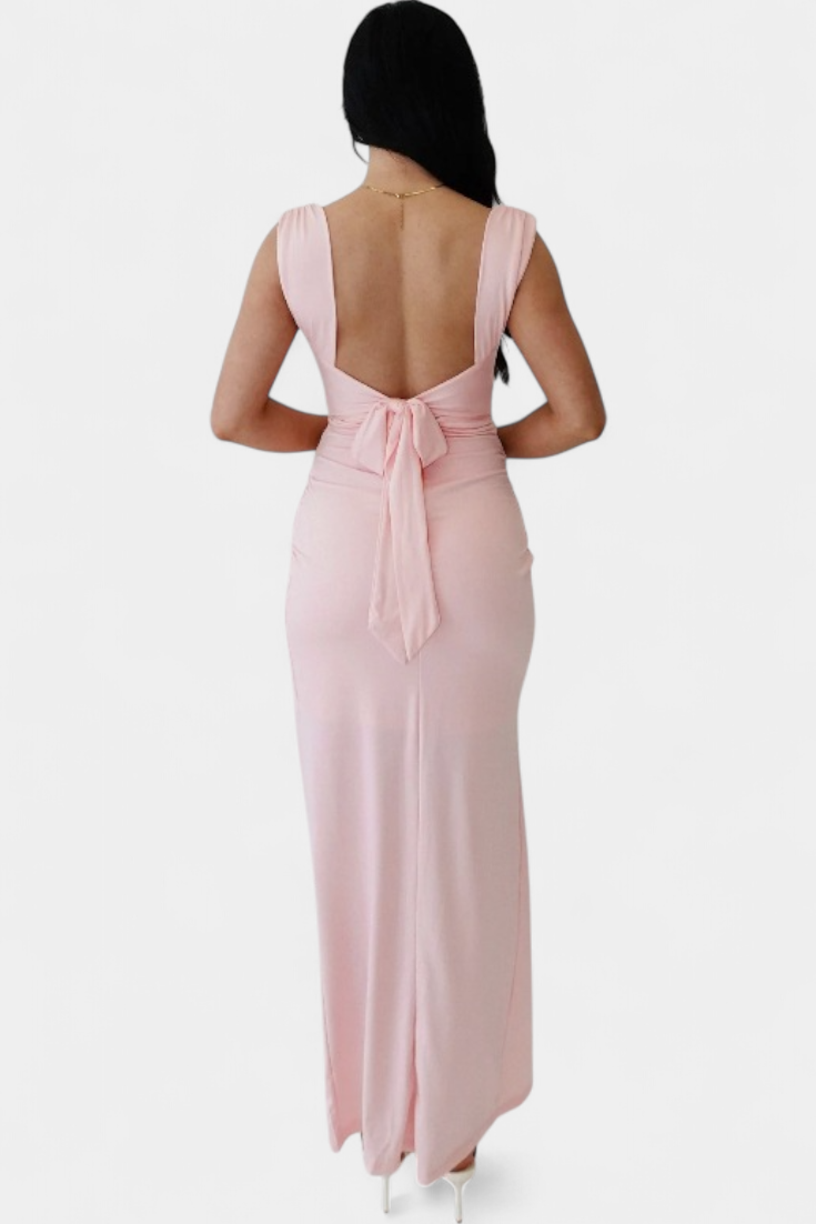 Vestido Lazo Espalda Elástico Premium Exclusivo Coqueto