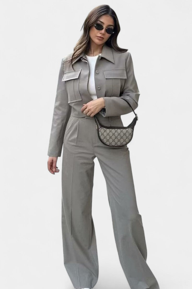 Conjunto Lounge Inga Dos Piezas Tela Premium Chic Suave