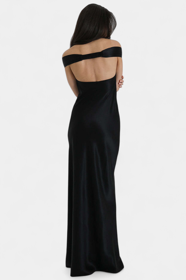Vestido Cola de Pez Deslumbra Blerina Lujo Escote Corazón