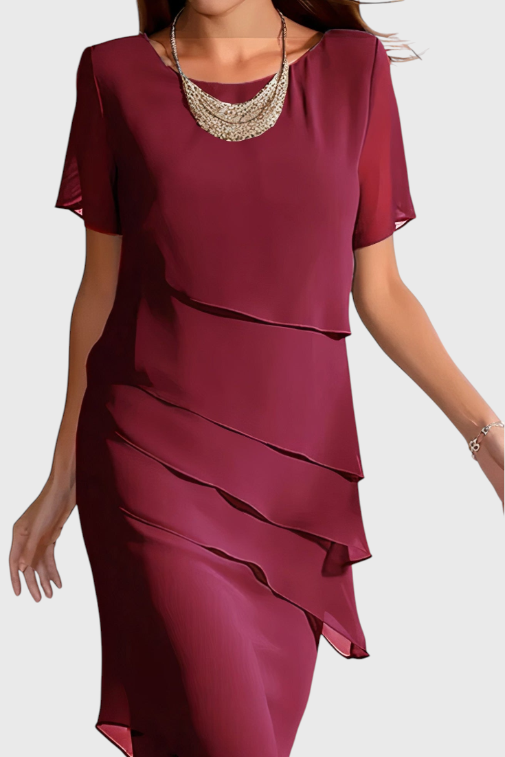 Vestido Mia Con Flecos Chic Gasa Algodón Edición Limitada