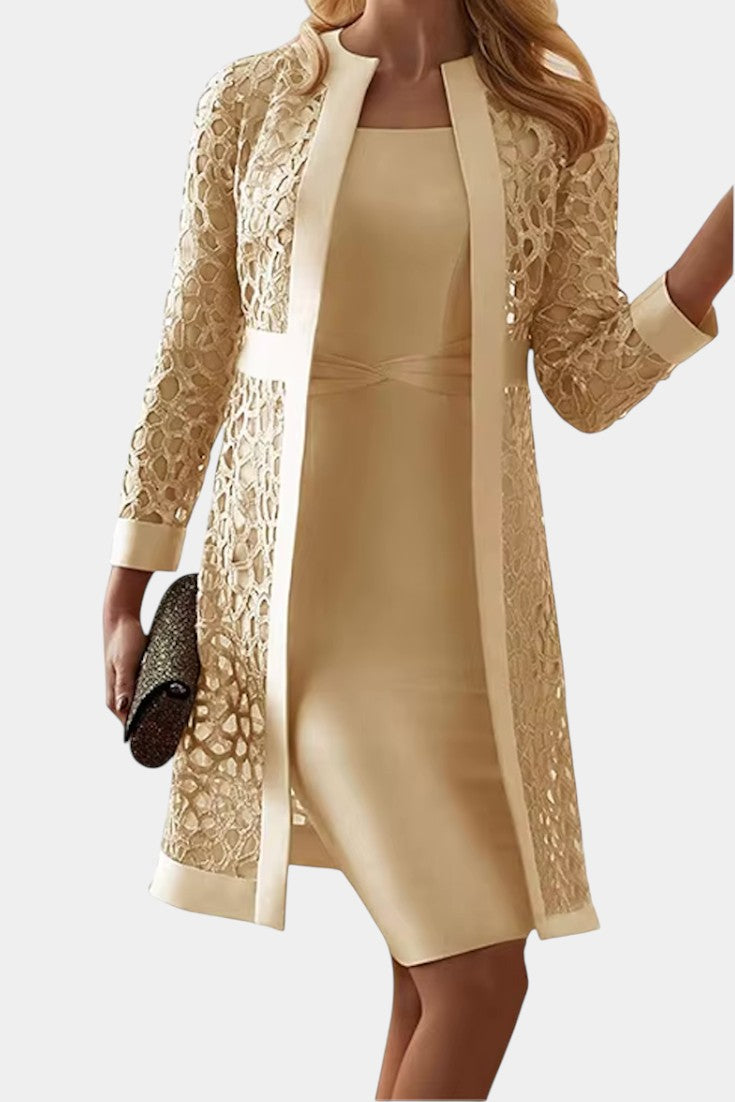 Vestido Dos Piezas Con Encaje Exclusivo Freya Lucienne
