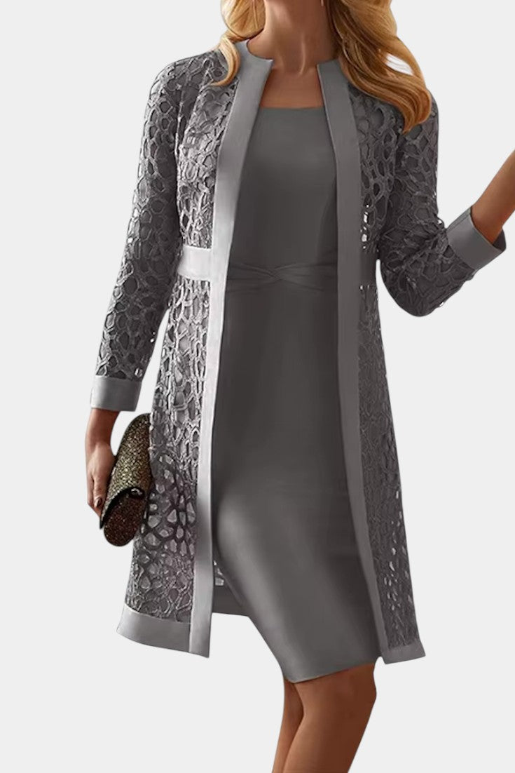 Vestido Dos Piezas Con Encaje Exclusivo Freya Lucienne