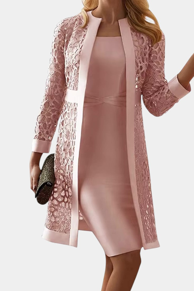 Vestido Dos Piezas Con Encaje Exclusivo Freya Lucienne