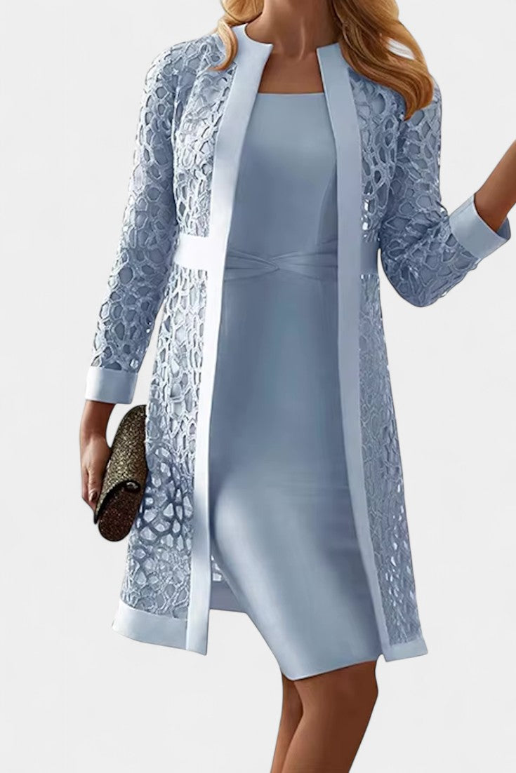 Vestido Dos Piezas Con Encaje Exclusivo Freya Lucienne