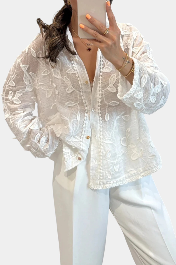 Prairie Camisa Encaje Bordado Edición Limitada Exclusiva