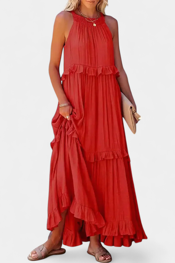 Vestido Monica Transpirable para Frescura con Glamour Elite