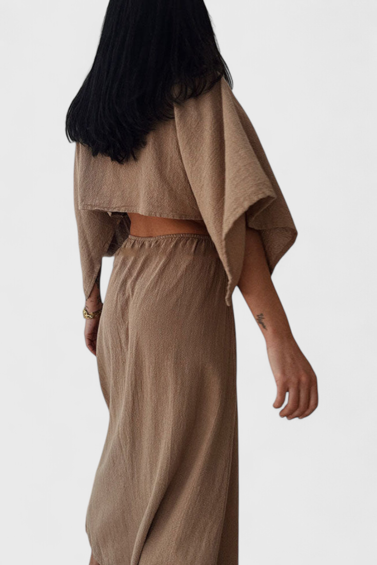 Vestido Fluido Ligero Elegante Chic Atemporal Distinguido