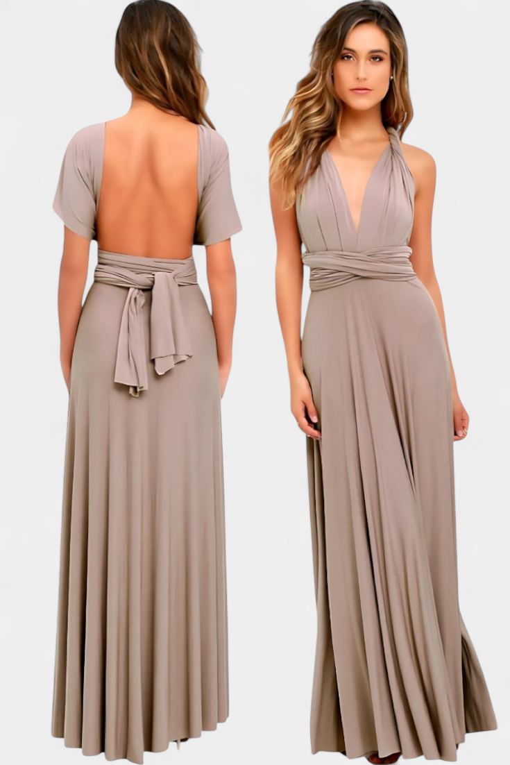 Vestido Envolvente Josephine Ajustable Con Encanto