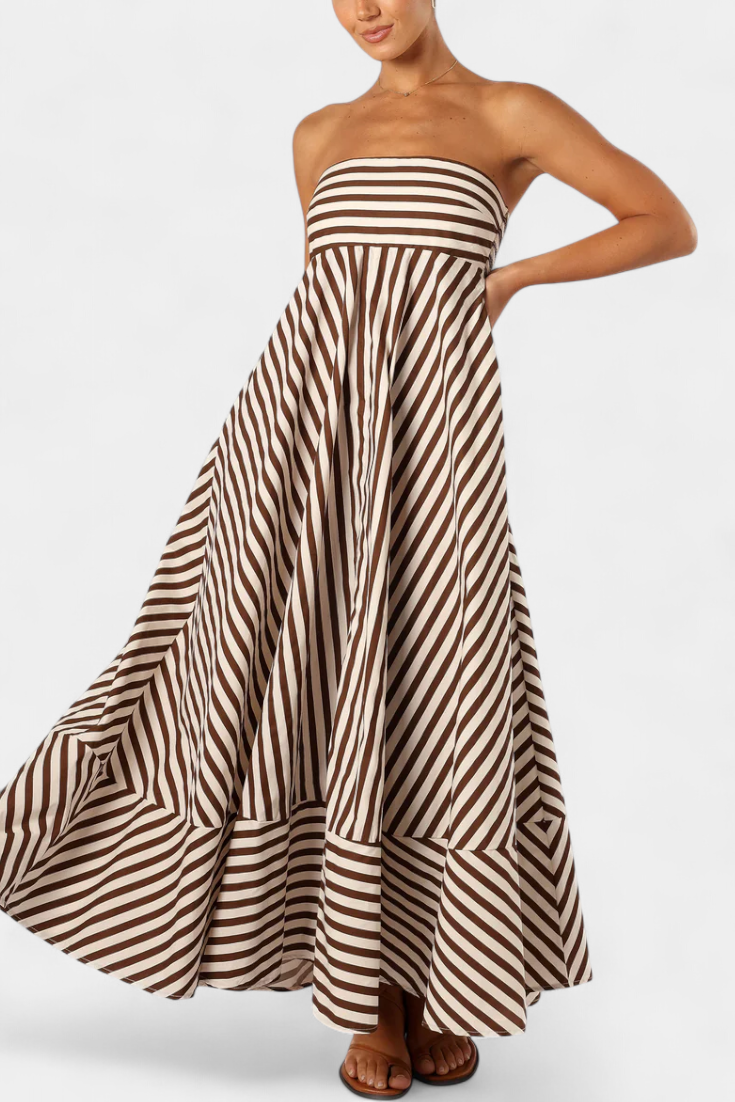 Vestido Rosa Fruncido Convertible Encanto Nocturno Chic