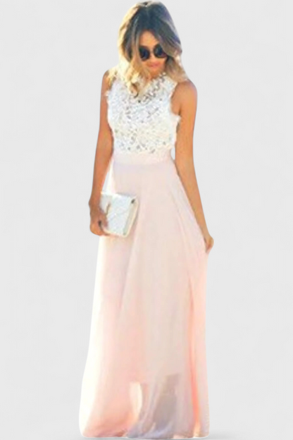 Vestido Midi de Encaje Carmen Verano Transpirable Coqueto