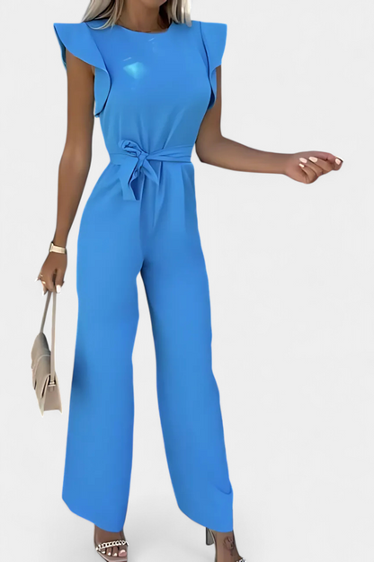 Mono Chic Sin Mangas Con Lazo Exclusivo Y Volantes