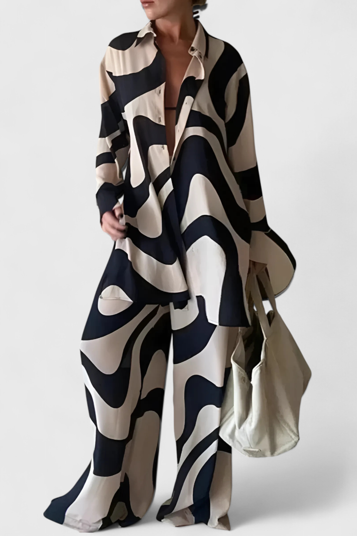 Conjunto Verano Melania Ligero y Fresco Silueta Suelta