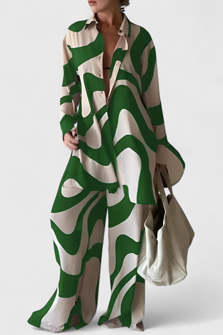 Conjunto Verano Melania Ligero y Fresco Silueta Suelta