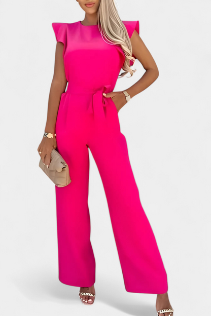 Mono Chic Sin Mangas Con Lazo Exclusivo Y Volantes