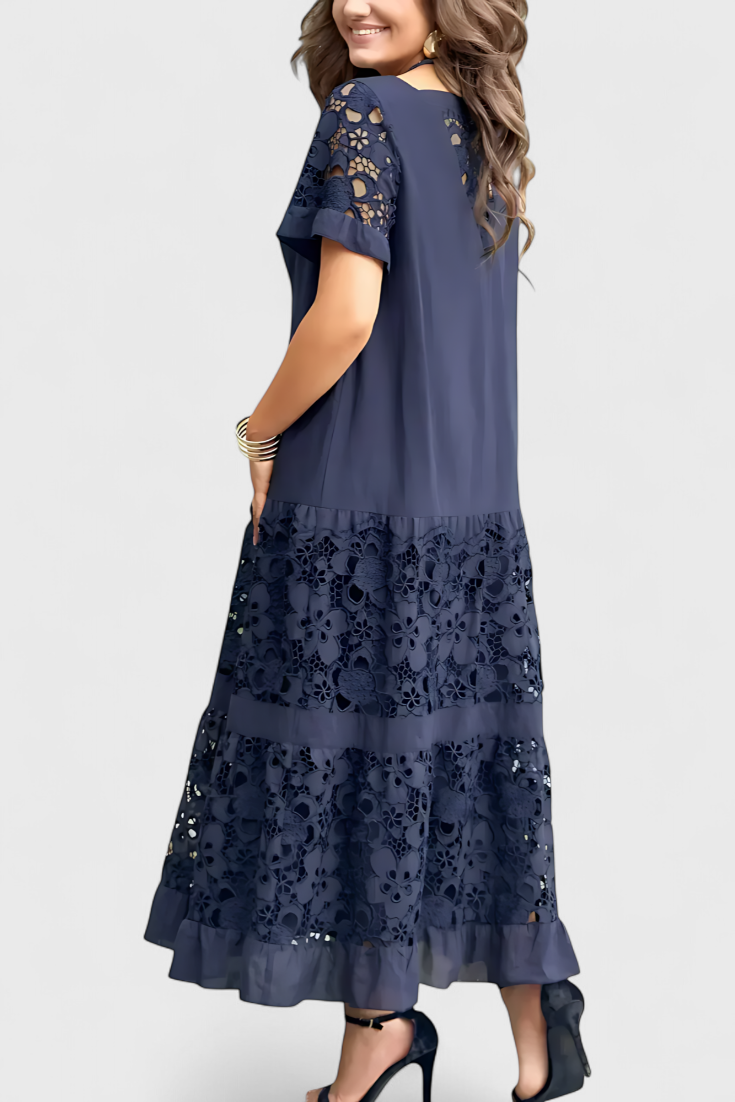 Marquise Vestido Midi Cubridor Con Drapeado Exclusivo
