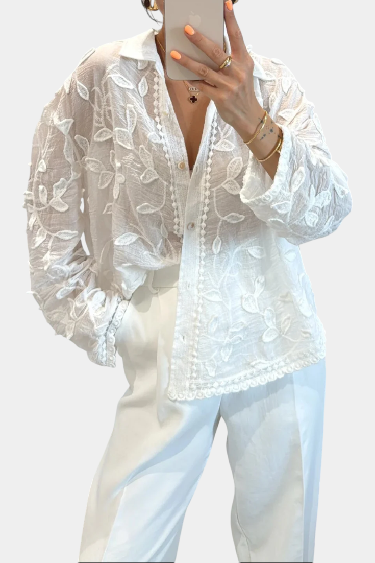 Prairie Camisa Encaje Bordado Edición Limitada Exclusiva