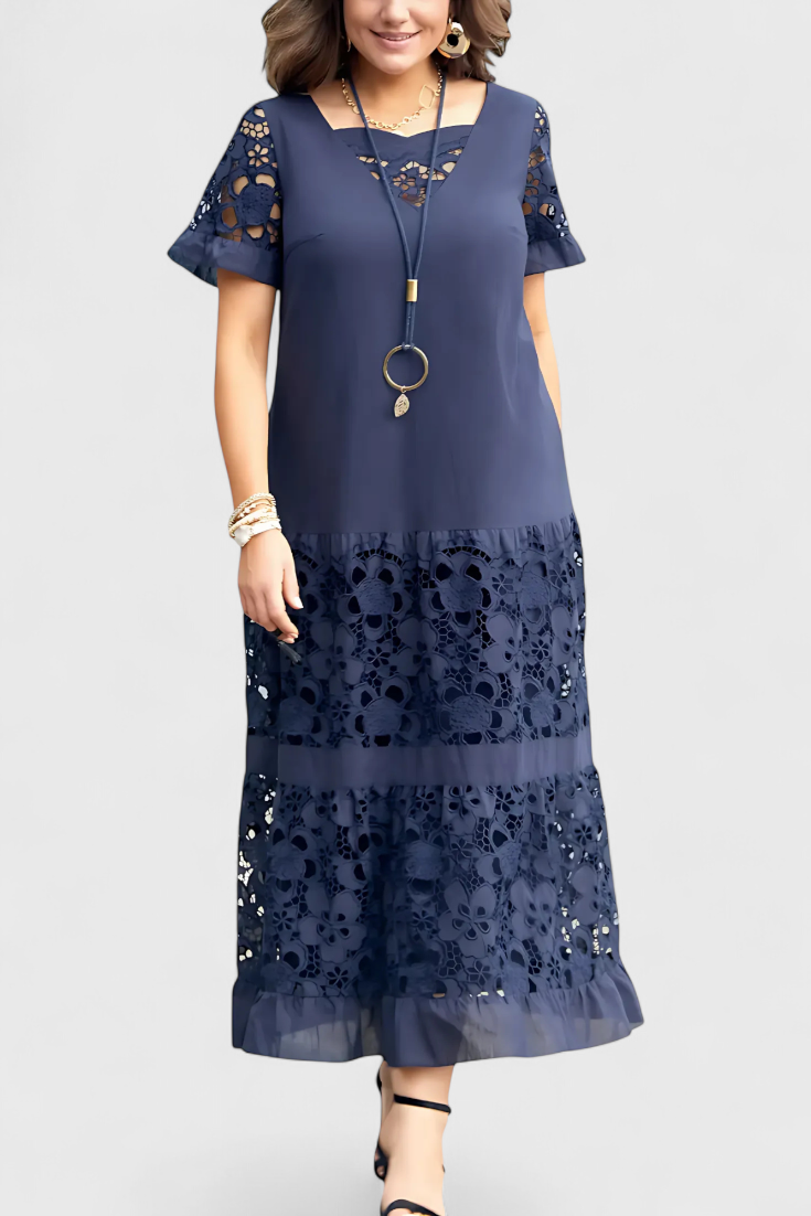 Marquise Vestido Midi Cubridor Con Drapeado Exclusivo