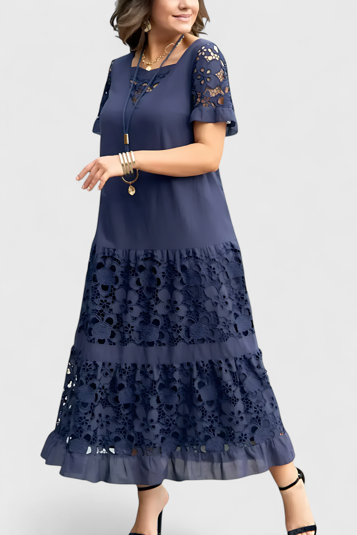 Marquise Vestido Midi Cubridor Con Drapeado Exclusivo
