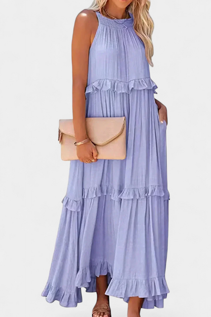 Vestido Monica Transpirable para Frescura con Glamour Elite