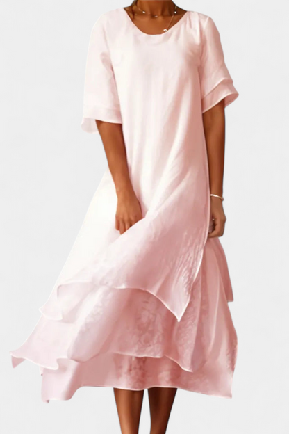 Vestido Eloise Algodón Premium En Capas Con Encanto