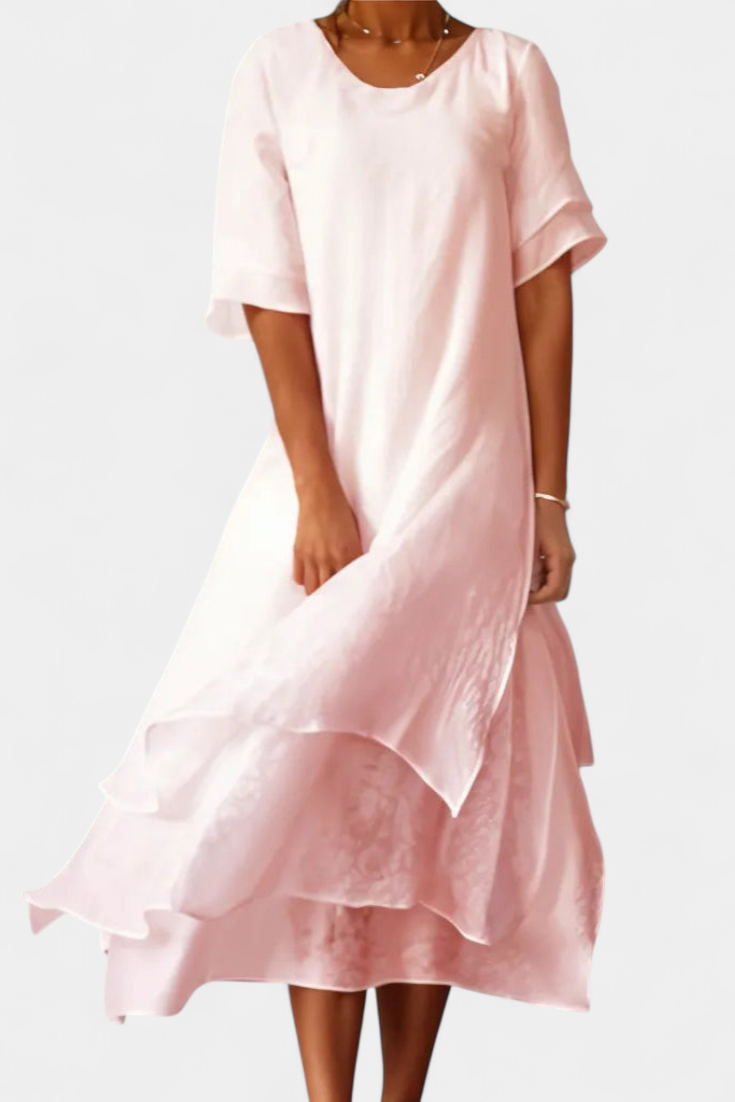 Vestido Eloise Algodón Premium En Capas Con Encanto