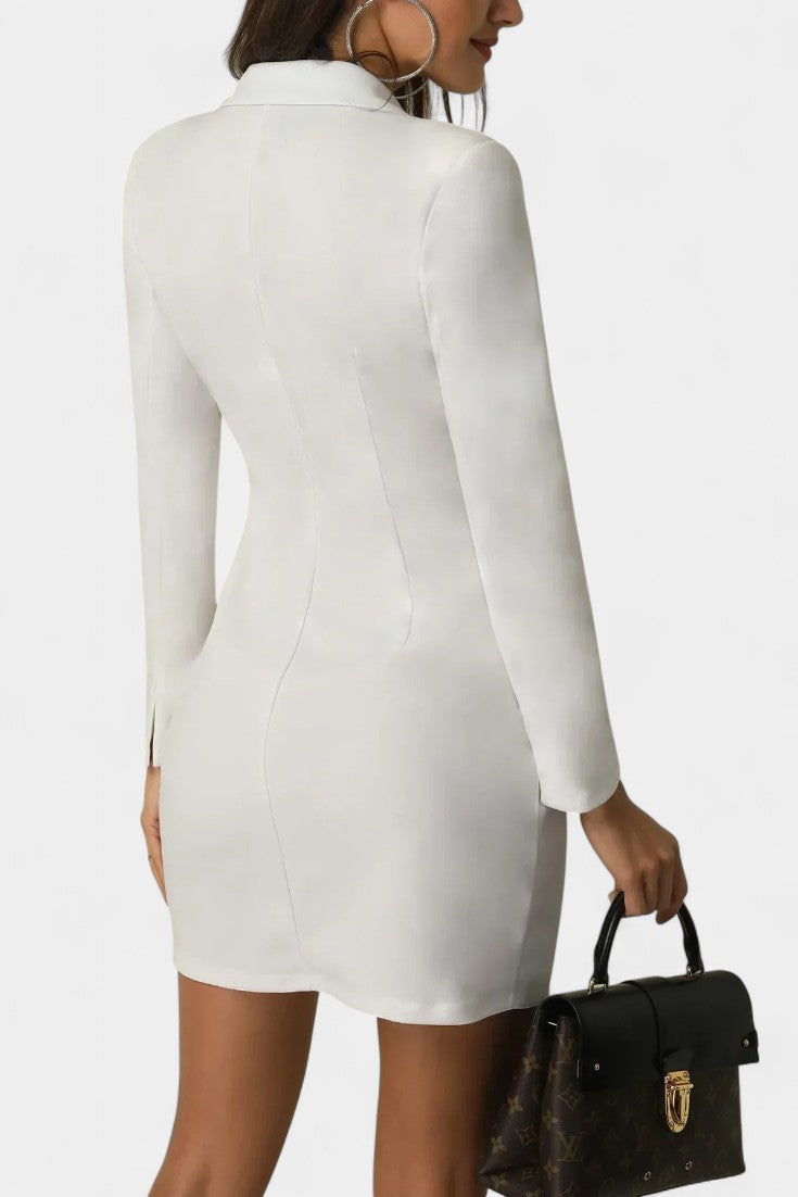Vestido Blazer Heidi Con Doble Botonadura Chic Premium