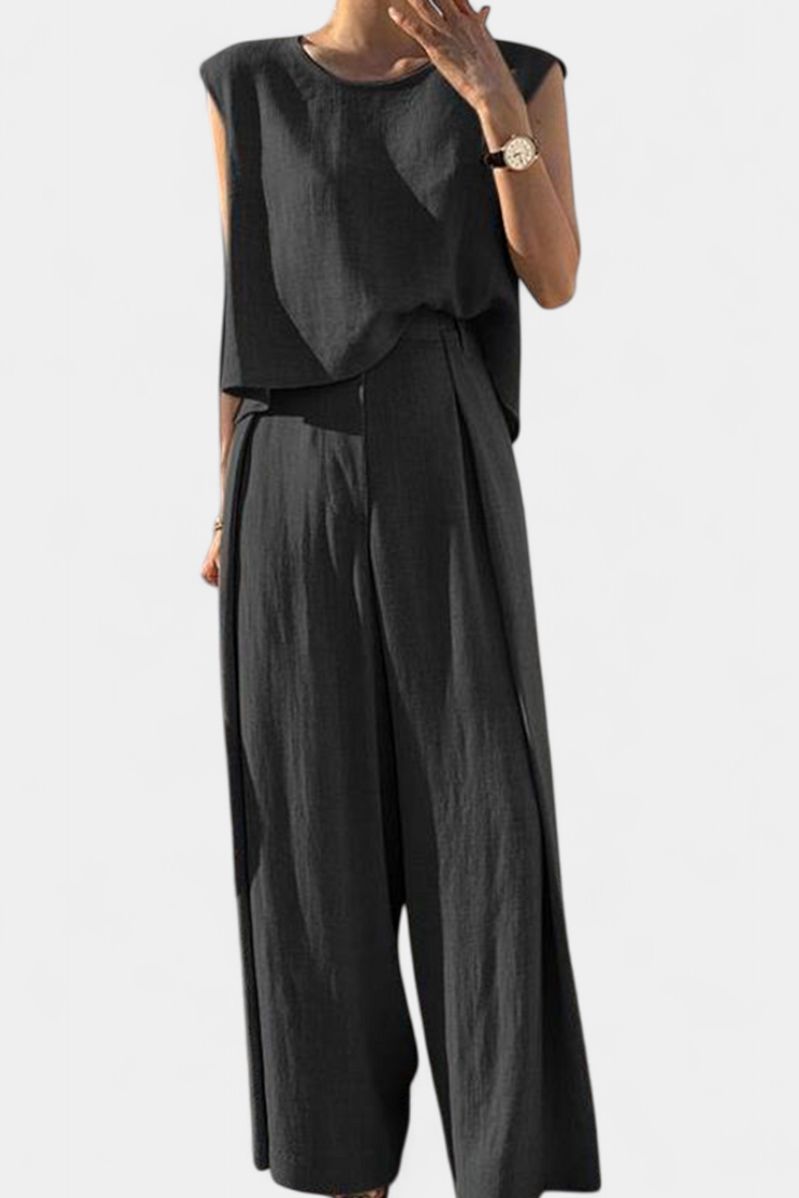 Conjunto Dos Piezas Pierna Ancha Luxe Edición Divertida
