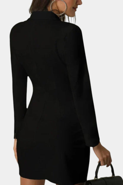 Vestido Blazer Heidi Con Doble Botonadura Chic Premium