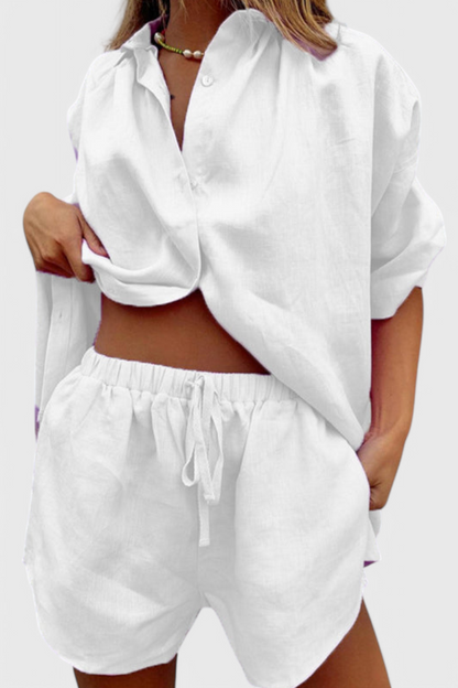 Conjunto Anika Dos Piezas Algodón Ligero Sin Arrugas Chic