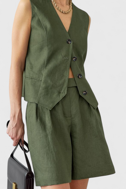Conjunto Safari Verano Algodón Para Aventuras Urbanas